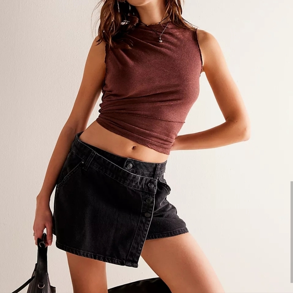 We The Free Wynne Denim Skirt